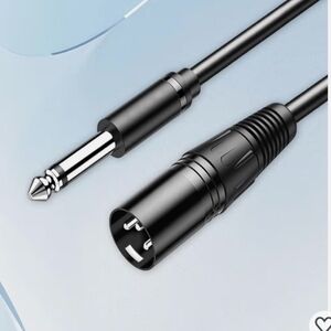 Microphone Patch Cable XLR 6.5mm Male to Male Quarter Inch 1/4 Audio Cable